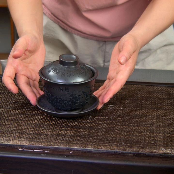茶杯紫砂高货放漏