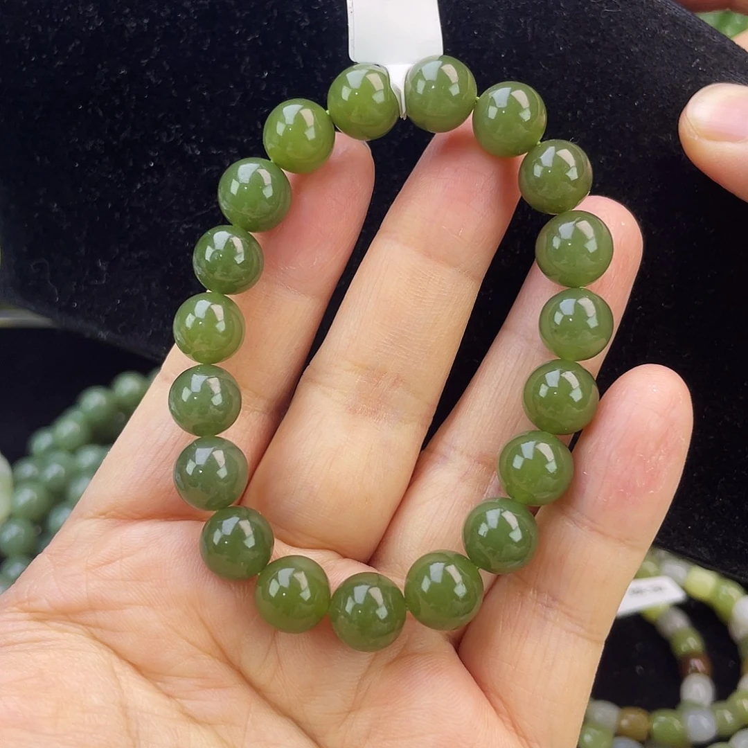 和田玉未镶嵌手链4