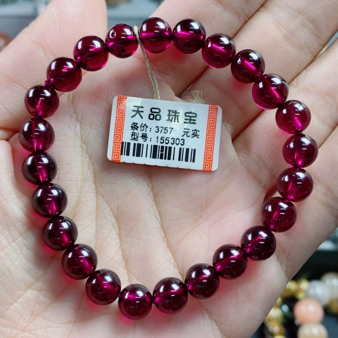 石榴石（紫牙乌）手链未镶嵌紫牙乌155303