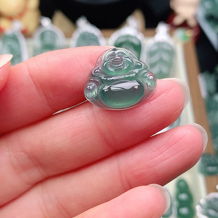 颈饰银S925镶嵌翡翠吊坠