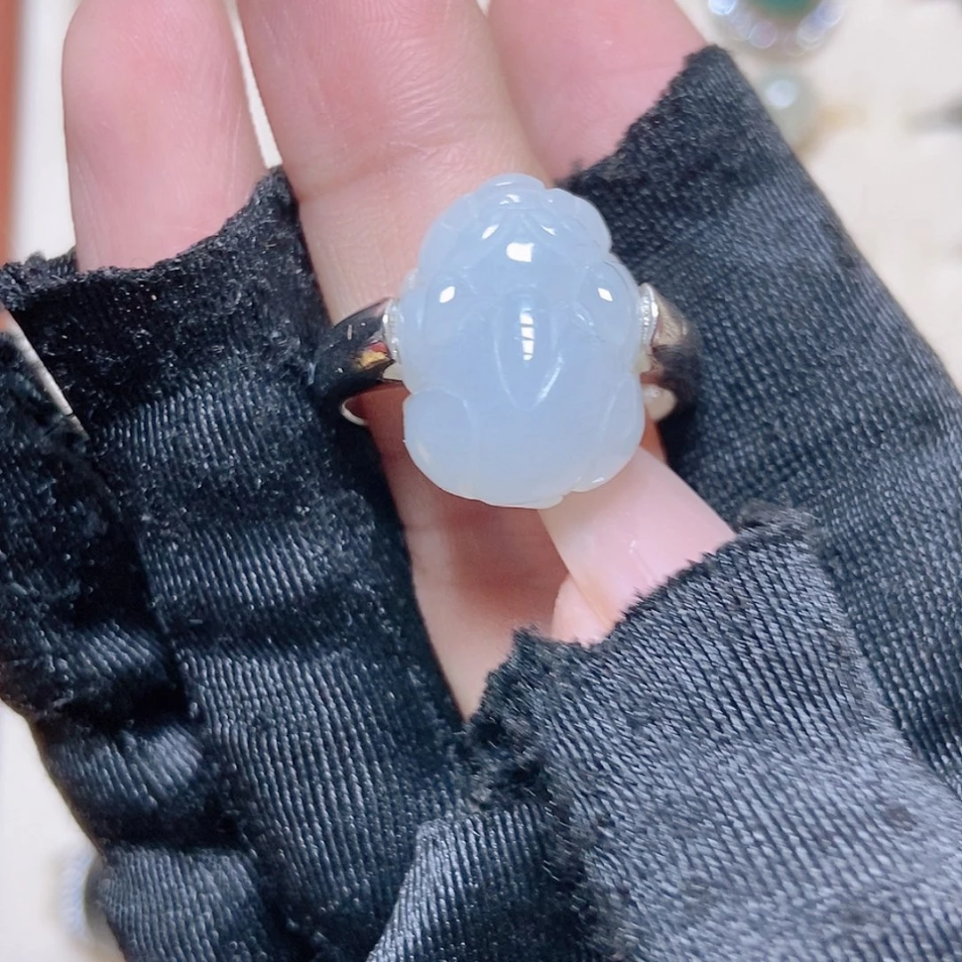 未镶嵌戒圈翡翠08