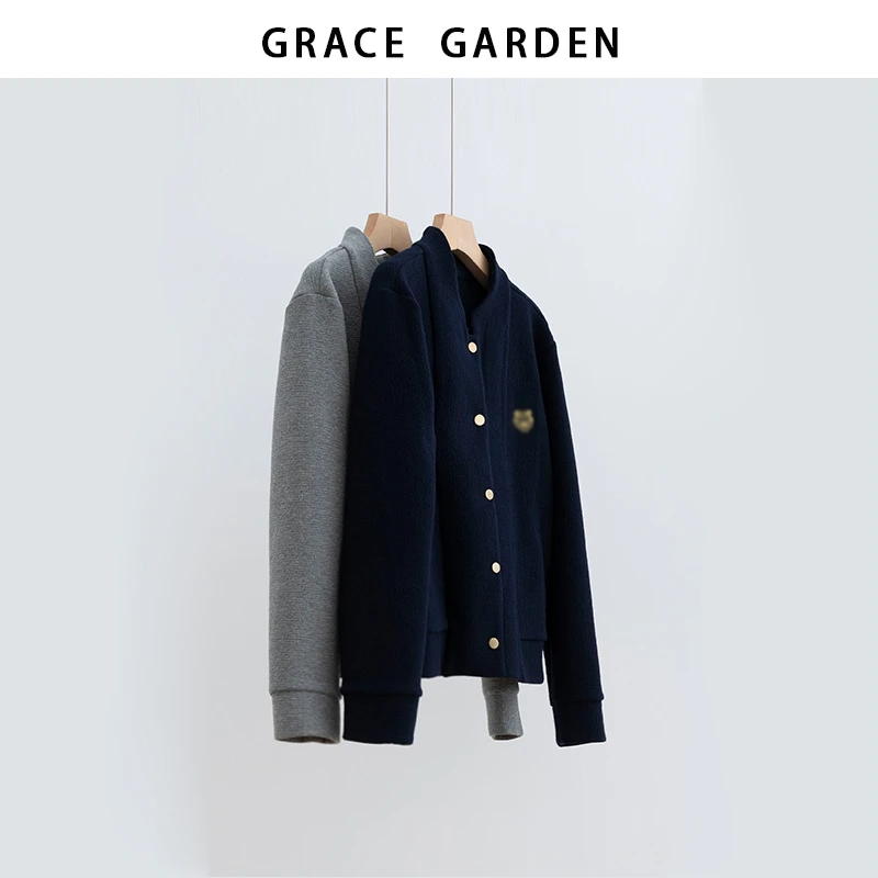 GRACE GARDEN【爱老虎哟！】学院风通勤棒球服外套MF5I1306