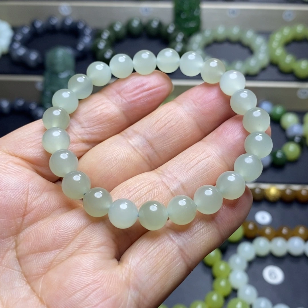 和田玉未镶嵌手链