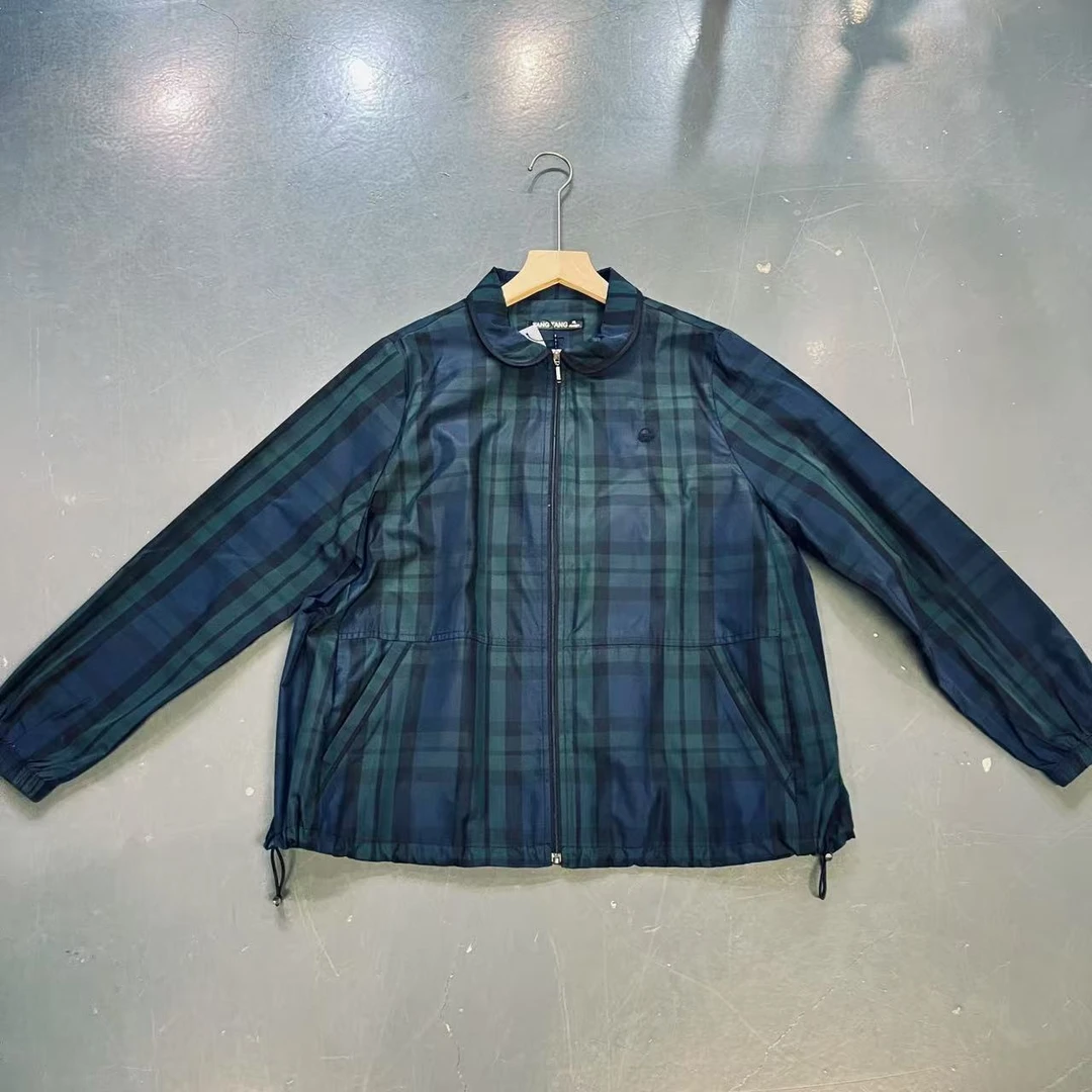 FL春季时尚百搭气质休闲格子女士短外套【21685】