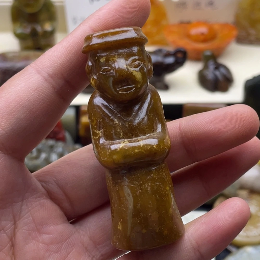 未镶嵌蛇纹石玉颈饰90
