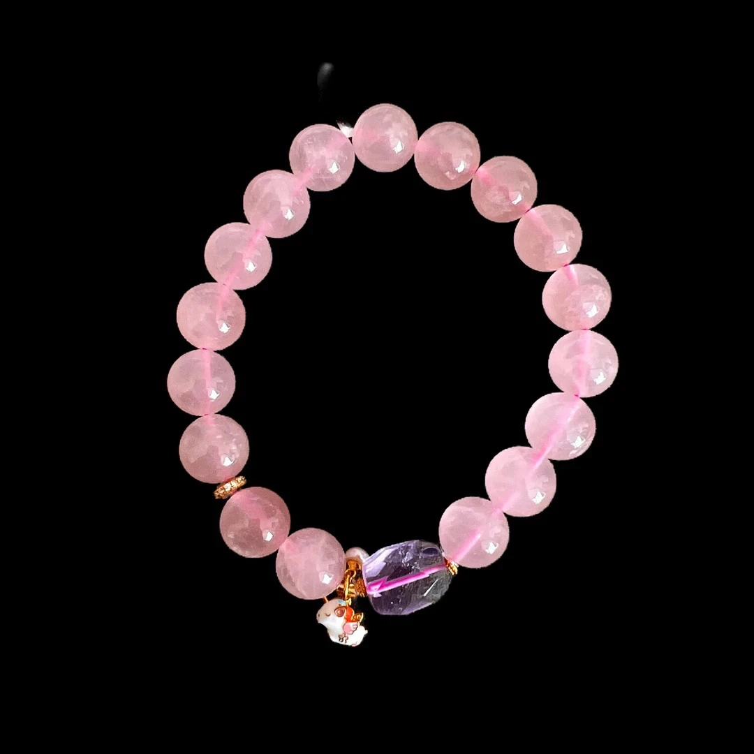 A0150《聚鑫中古》粉晶手串（多样性，发一）