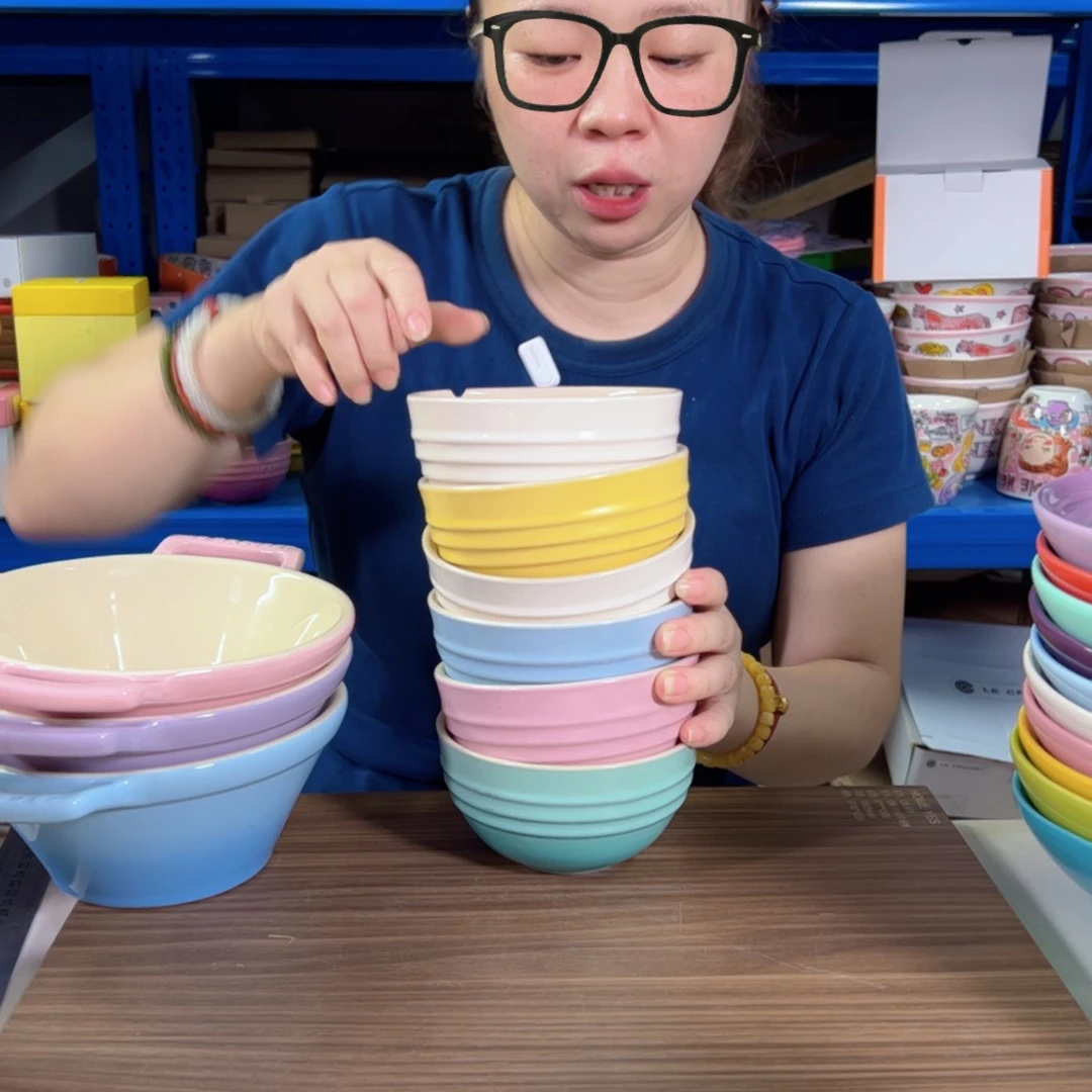 陶瓷马卡龙米饭碗套装