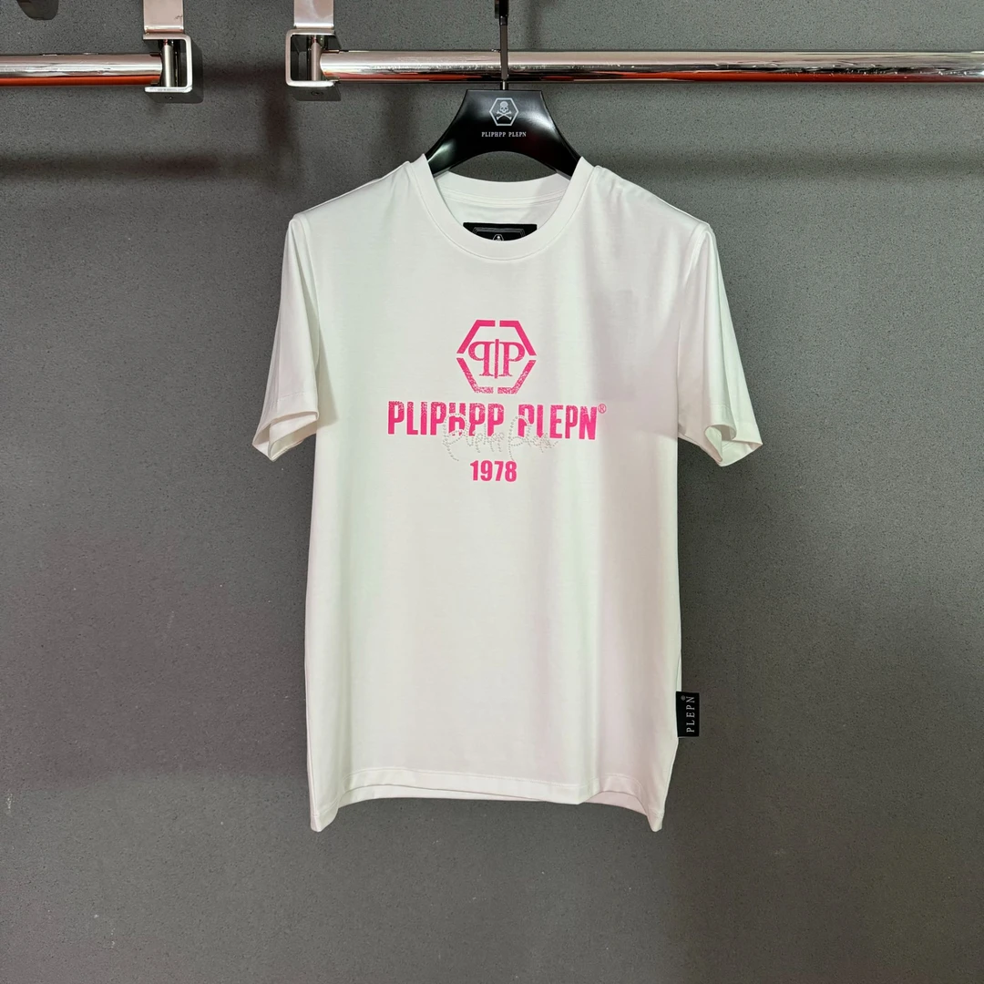 PLIPHPP PLEPN正品PP奢潮标志系列高档男士修身弹力短袖T恤衫1670