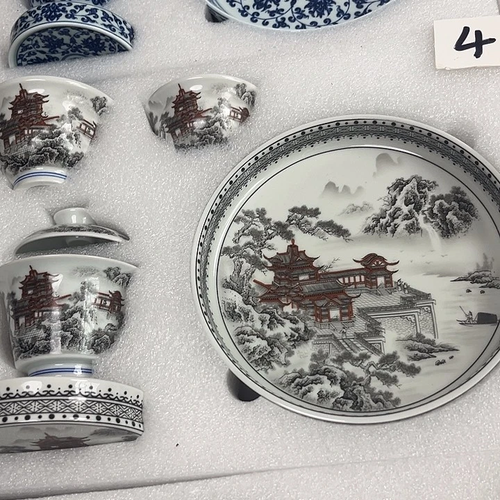 陶瓷景德镇高温陶瓷茶具套组自用款