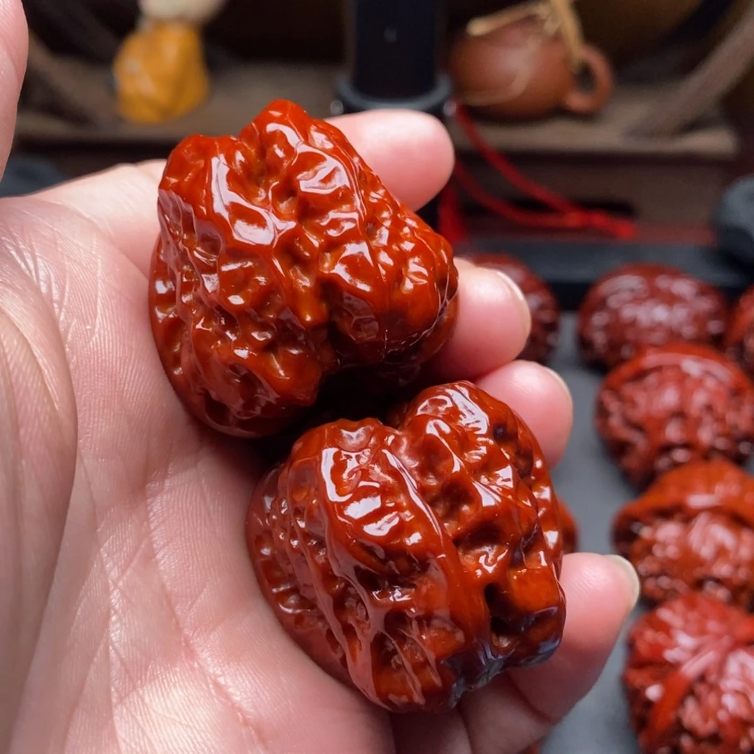 吊坠文玩核桃卡*36蛤蟆头