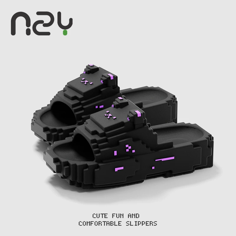 积木拖鞋女夏季新款外穿居家室内EVA防护拖鞋女鞋外穿ins情侣厚底