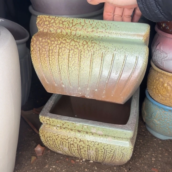 瑕疵花盆处理啦口17高13