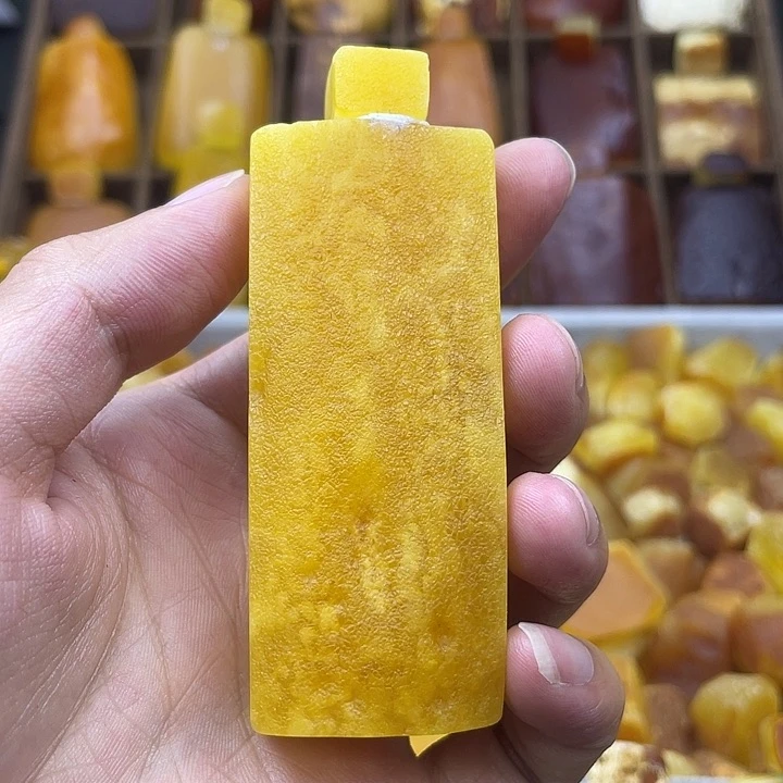 定制蜜蜡未镶嵌手把