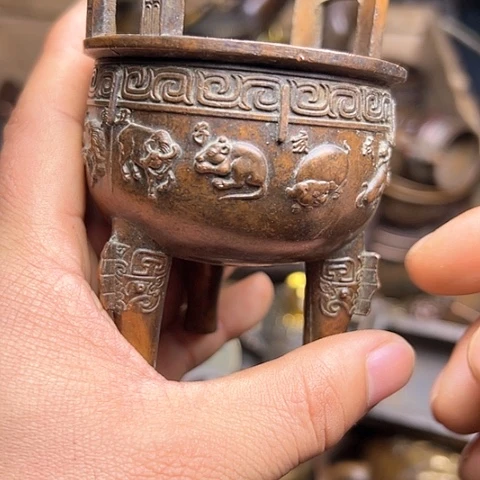 铜制文玩把玩物件