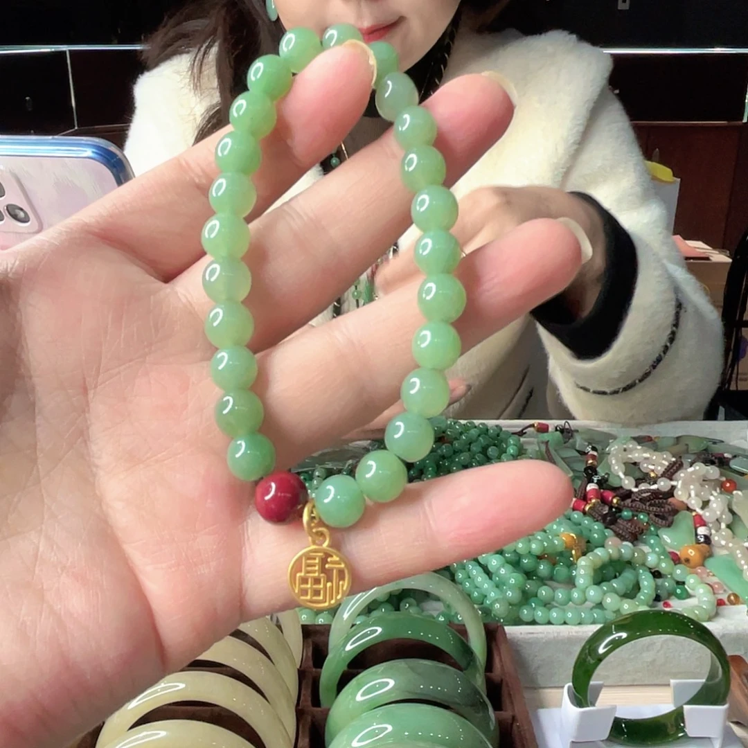 密玉（石英质玉）未镶嵌颈饰