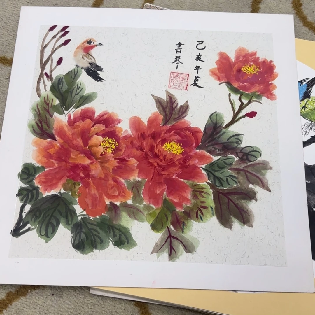 国画38-38卡纸作品艺