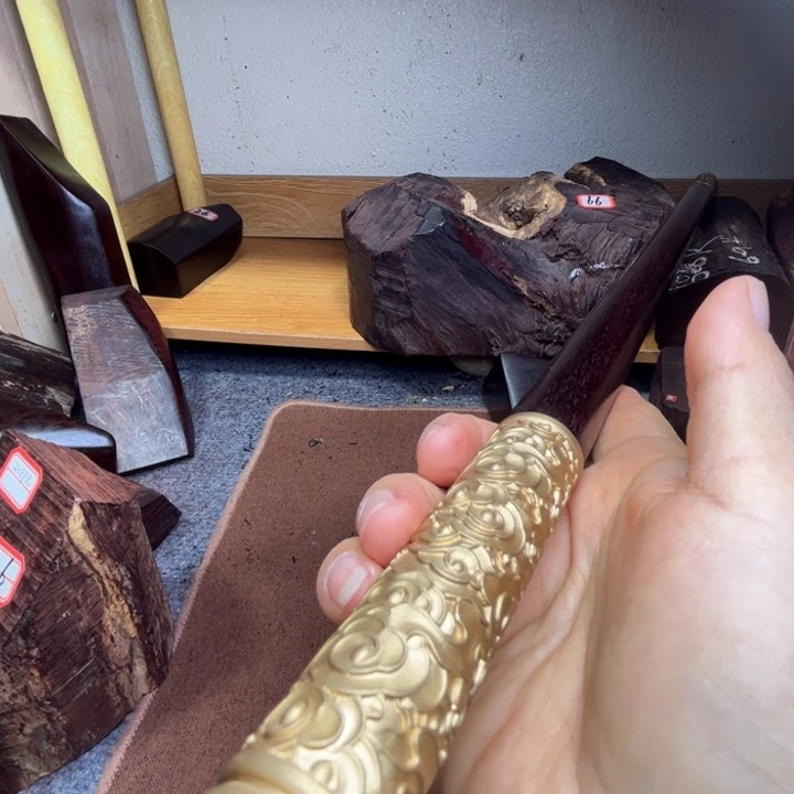 手串/手链小叶紫檀峰**火金箍棒