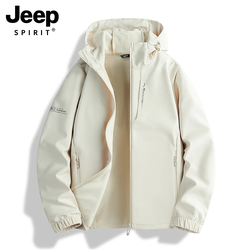 JEE SPIRITP软壳冲锋衣男女款春秋冬季冲锋衣防水防风三合一爸爸