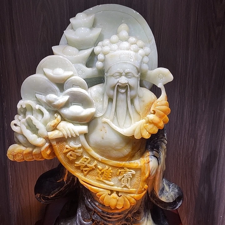 蛇纹石玉（覆膜）合金珠宝奇石