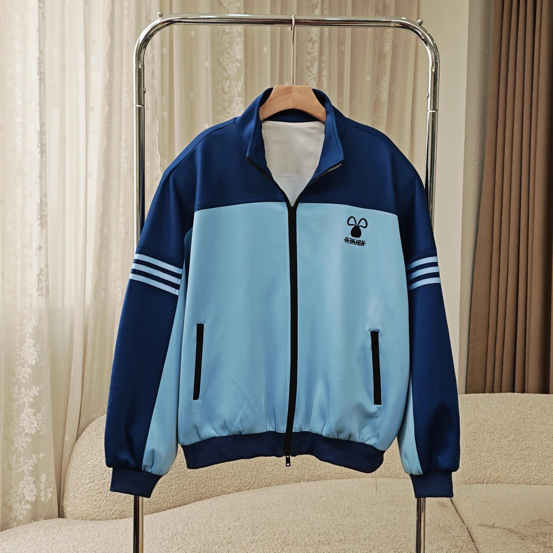 2025春季新款休闲潮牌拼色卫衣长袖外套0748