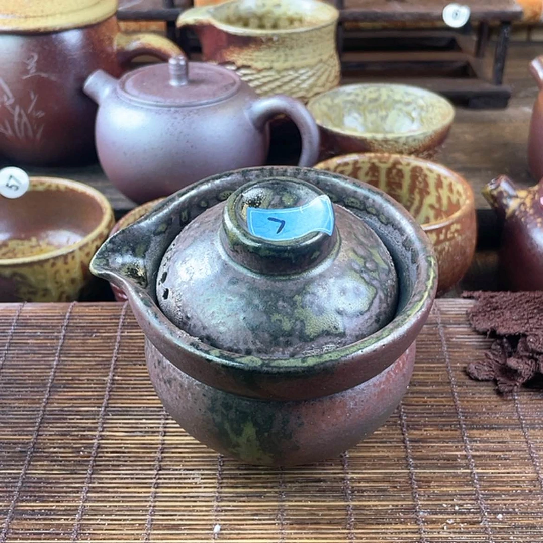 【闪购商品】用****0柴烧手抓壶160毫升左右瑕疵