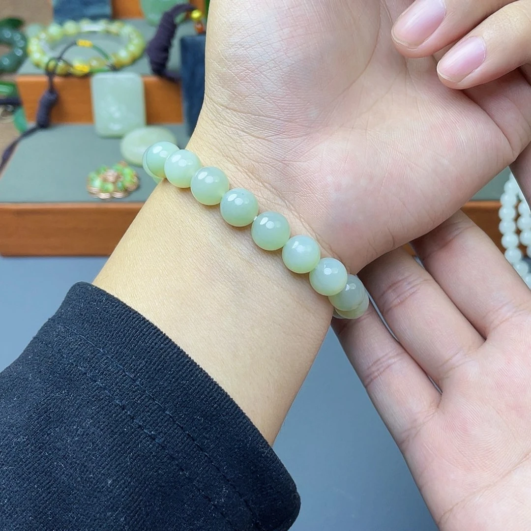 和田玉未镶嵌手链