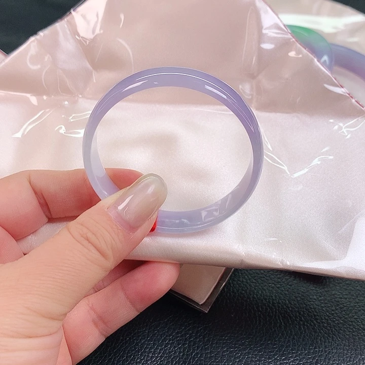 未镶嵌手镯翡翠紫**雨8770x cv b b