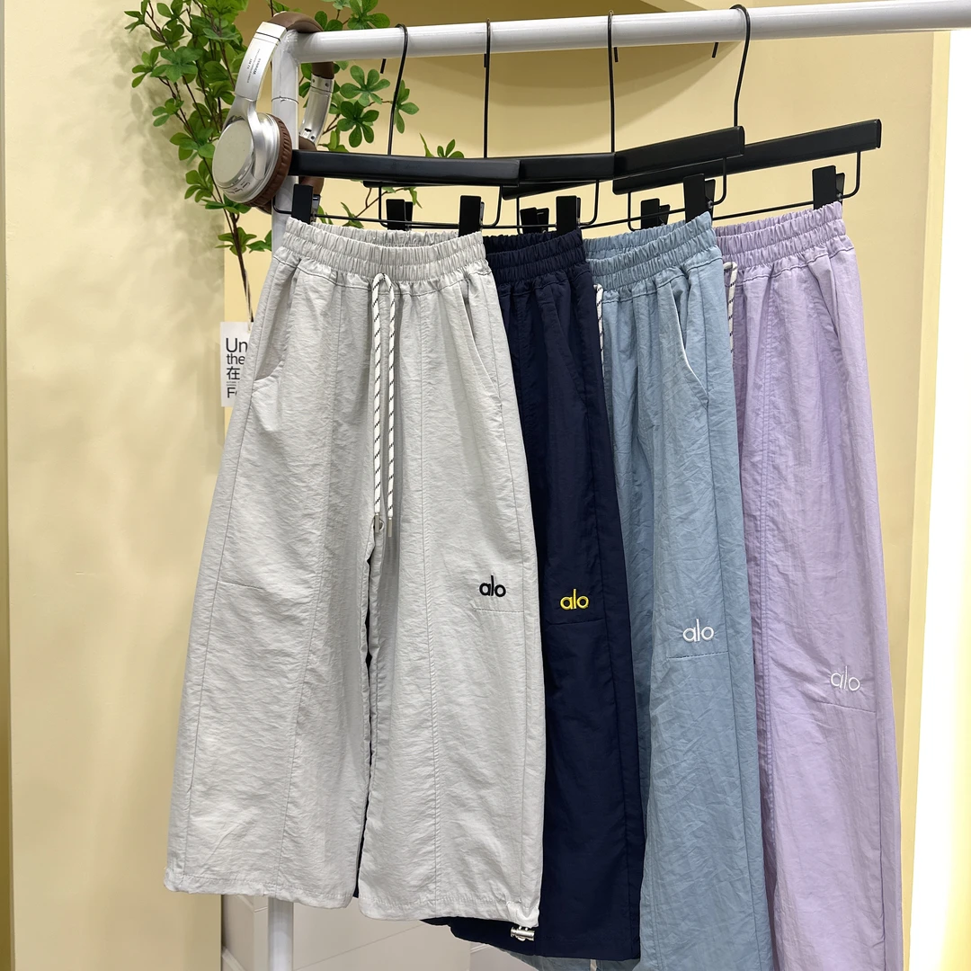 【新款】中大童松紧高腰长裤夏季休闲裤韩版百搭休闲显瘦宽松裤子