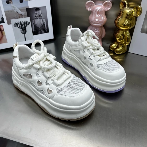 18-108百搭休闲板鞋厚底透气休闲鞋板鞋夏季网面春夏