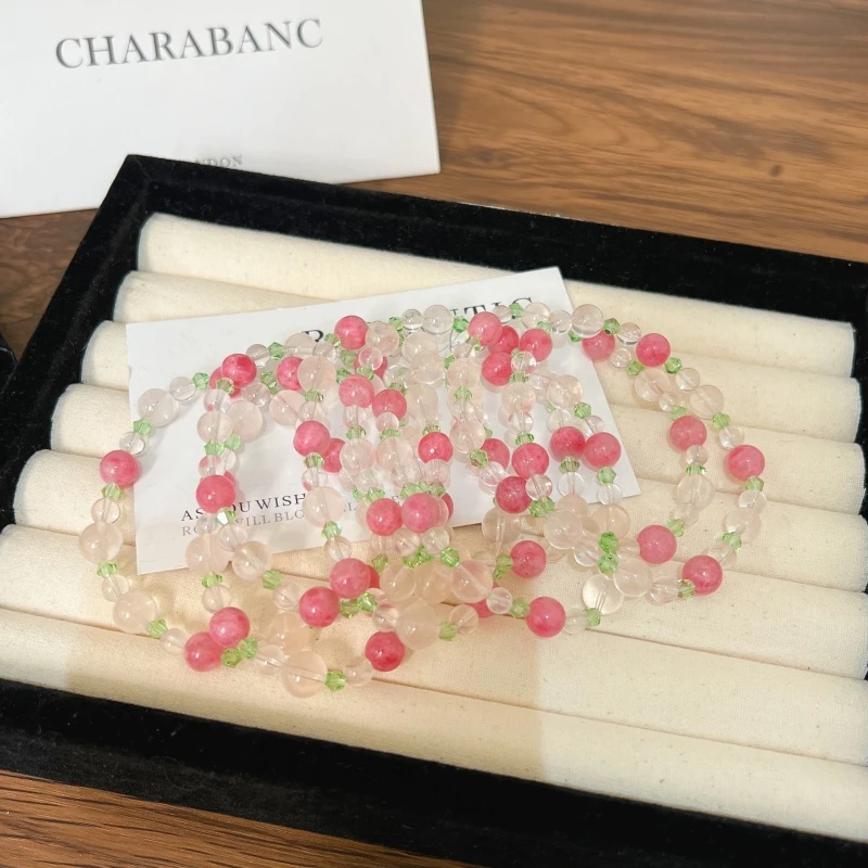 X576[樱花草]樱花雨手链高端轻奢手串多样性发一