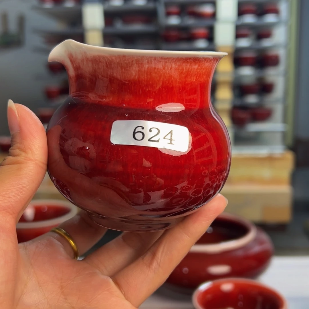 陶景德镇陶瓷郎红微瑕