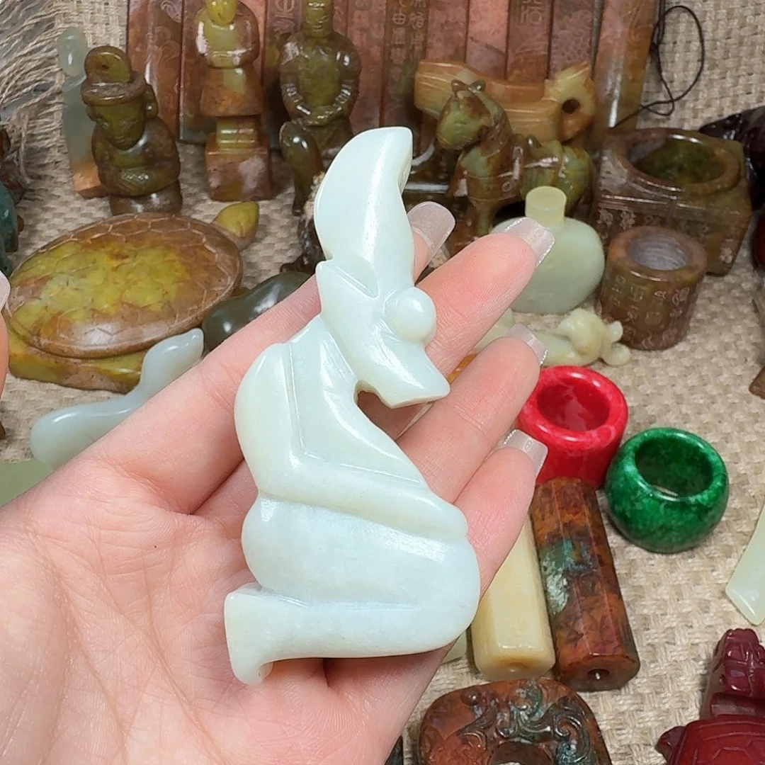 白玉菩提吊坠挂件