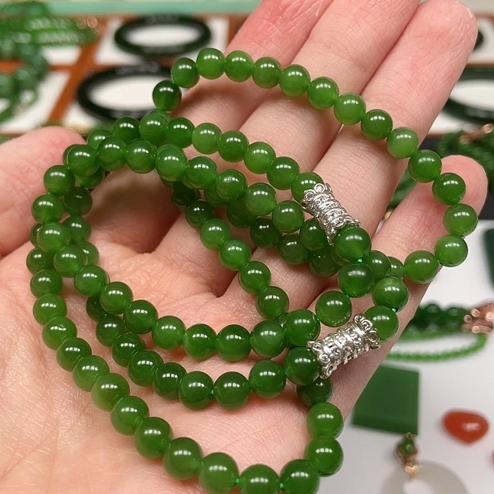 和田玉（碧玉）未镶嵌颈饰