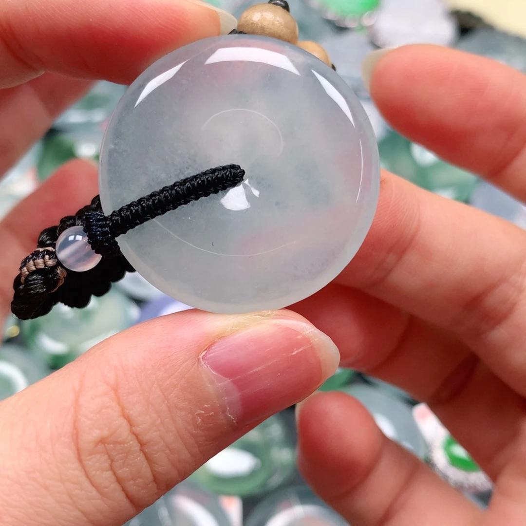 颈饰未镶嵌翡翠天然翡翠