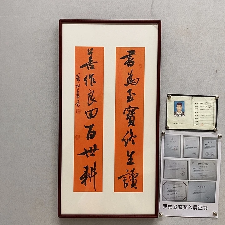 书法罗柏发书法书为