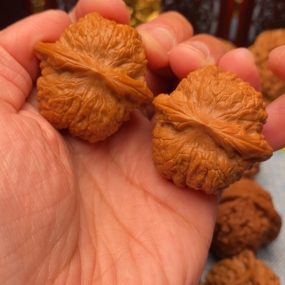 把件文玩核桃毕业全品粗棱血麒麟37尺