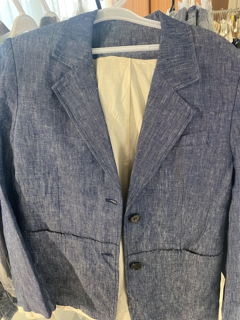 LY LAB 25SS春夏时尚高级简约100亚麻宽松西装73328