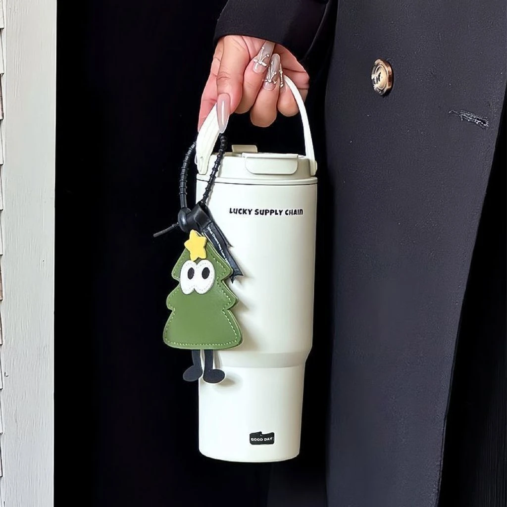 高颜值保温杯女25款家用咖啡杯外带车载杯子不锈钢冰霸水杯礼物Z