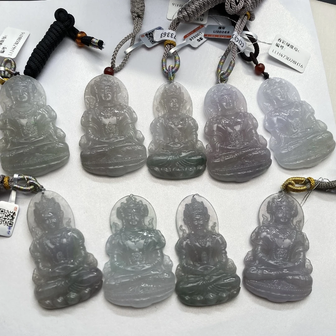 【厚爱公主专享】 翡翠度母吊坠 LLH473 多样性发其一