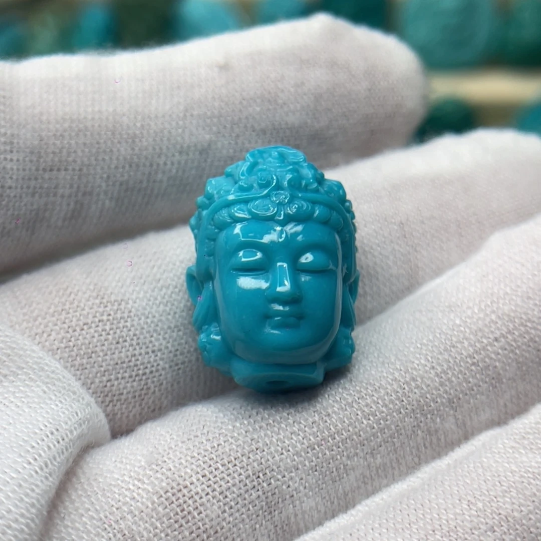 绿松石未镶嵌颈饰卡15-20