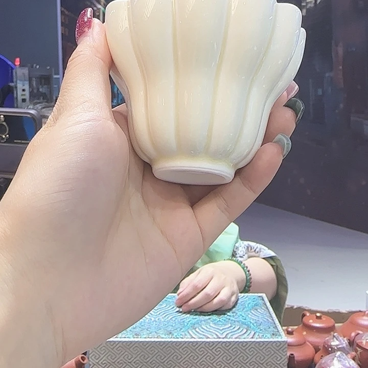 茶杯紫砂谷老师辽瓷筋纹杯！