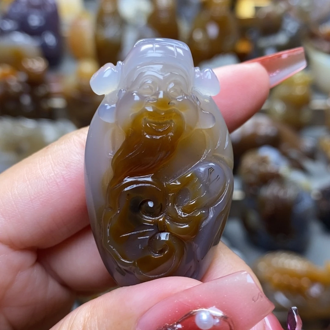 玛瑙/玉髓挂件未镶嵌