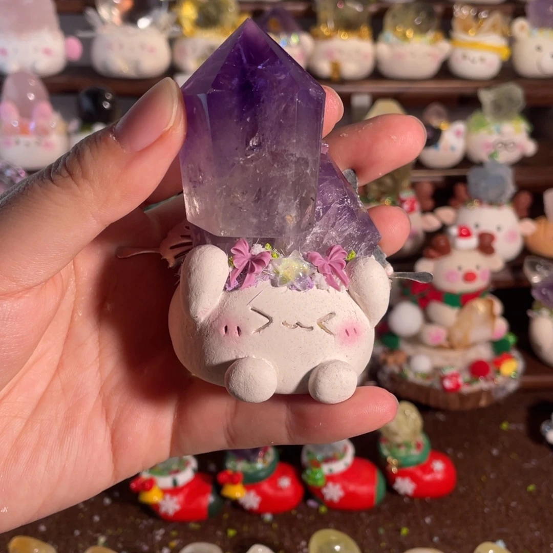 树脂桌面摆件豆丁