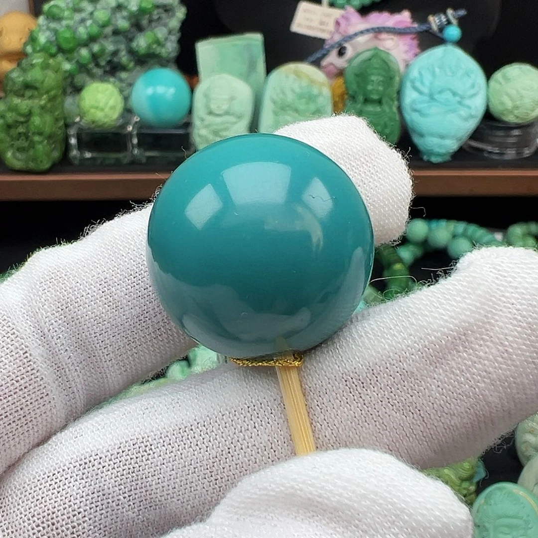 绿松石未镶嵌绿松石主播璐璐