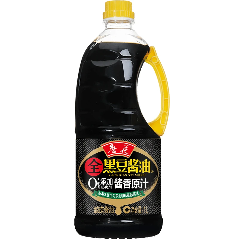 鲁花 全黑豆酱香原汁酱油1L  酱香浓郁