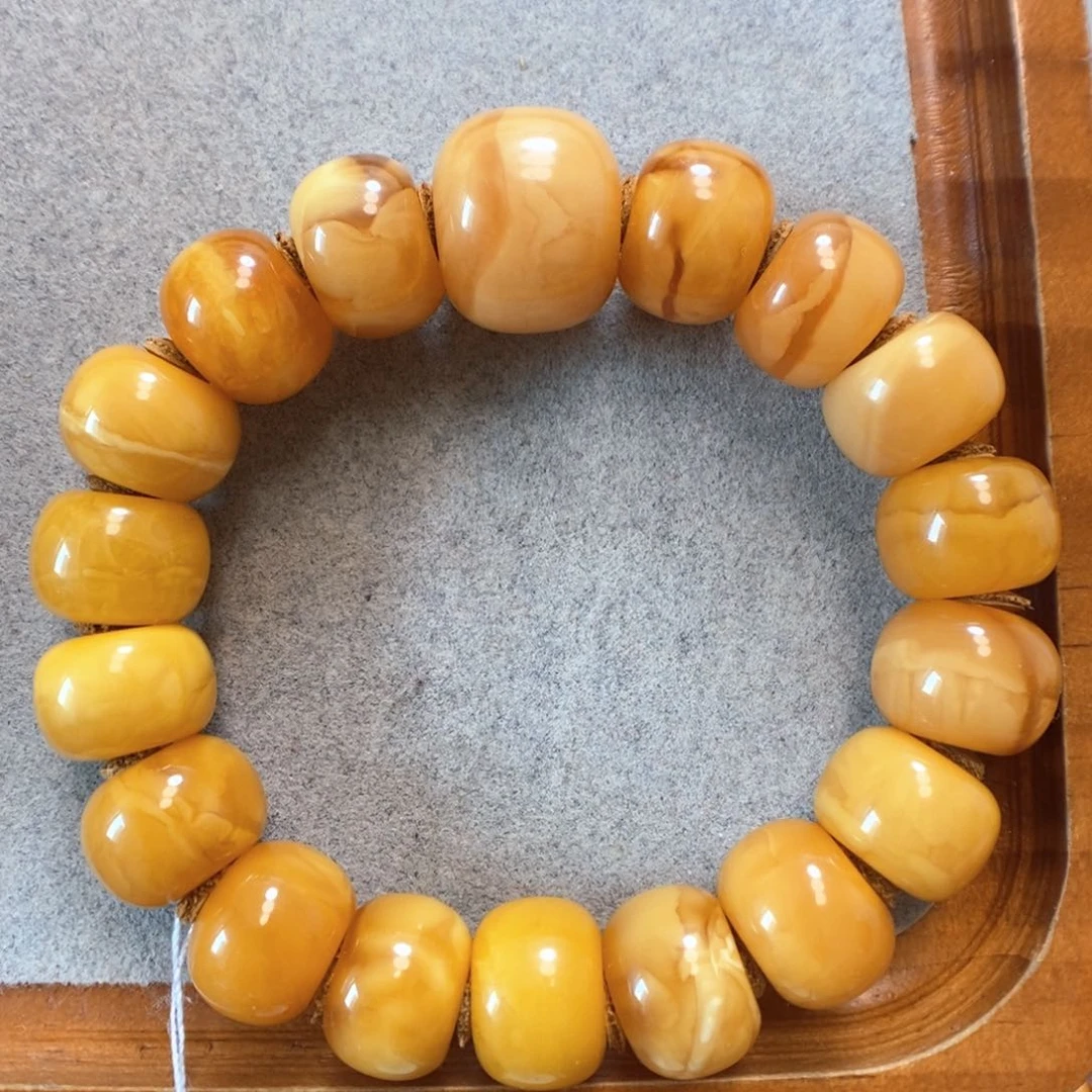未镶嵌蜜蜡手串蜜蜡手串