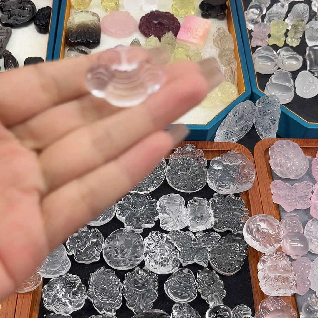 水晶珠宝半成品未镶嵌嫚74