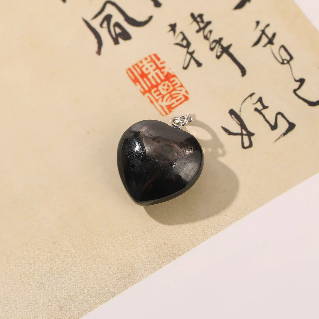 一了个卜【眷眷之心】金运石爱心吊坠