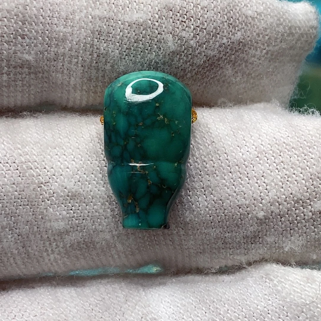 绿松石未镶嵌天然原矿 地大质检