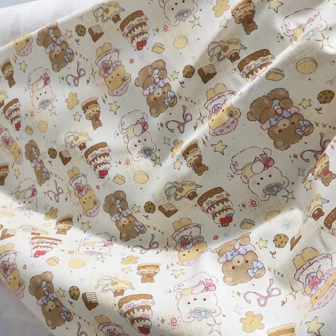 一米价纯棉平布1.1米宽果子布艺19.16